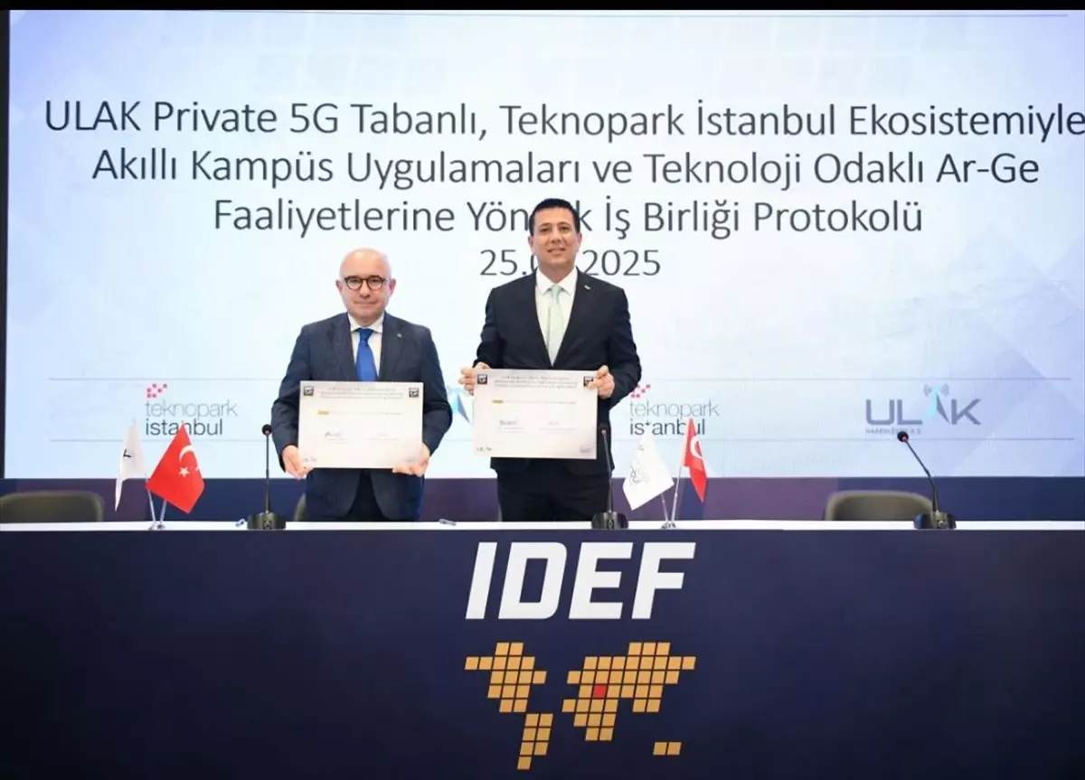 Teknopark Istanbul ve ULAK Haberlesme Arasinda Stratejik Is Birligi