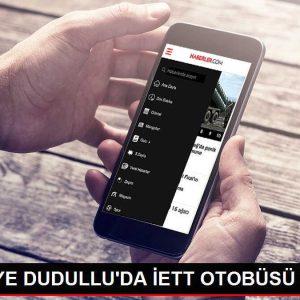 UMRANIYE DUDULLUDA IETT OTOBUSU YANDI 1