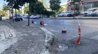 Umraniyede Silahli Saldiri Bir Kisi Bacagindan Vuruldu