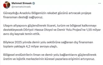 155 Milyar Avro Dis Kaynak Dortyol Hassa Projesine Tahsis Edildi