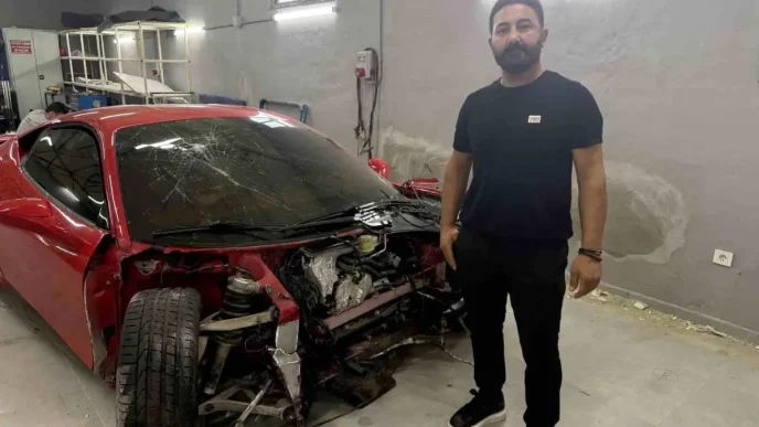 17 Milyon Liralik Ferrari ile Kaza Usta Hakan Yilmaz Aciklamalarda