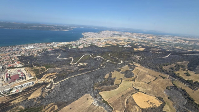 Çanakkale'deki orman yangınları kontrol altına alındı