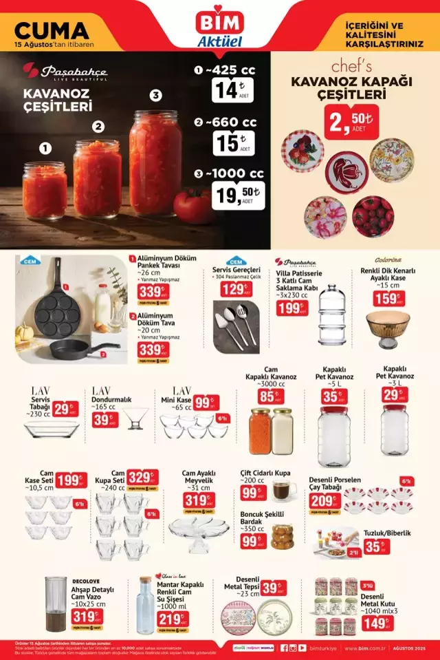 BİM 12-15 AĞUSTOS KATALOĞU || Bu hafta BİM'e hangi ürünler gelecek? Stanley Termos geliyor!