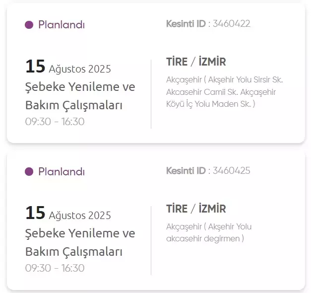 İzmir GEDİZ elektrik kesintisi! 15 Ağustos İzmir'de elektrik kesintisi ne zaman bitecek, elektrikler ne zaman gelecek?