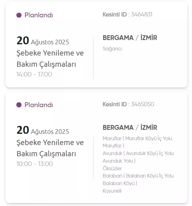İzmir GEDİZ elektrik kesintisi! 20 Ağustos İzmir'de elektrik kesintisi ne zaman bitecek, elektrikler ne zaman gelecek?
