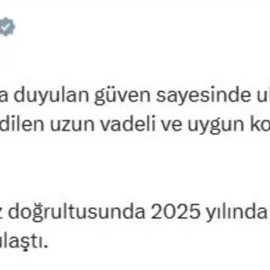 2025te Dis Finansman 7 Milyar Dolar Olacak
