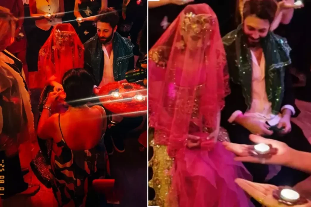 3 Agustosta nikAh var Unlu ciftin kina gecesi goruntuleri sizdi