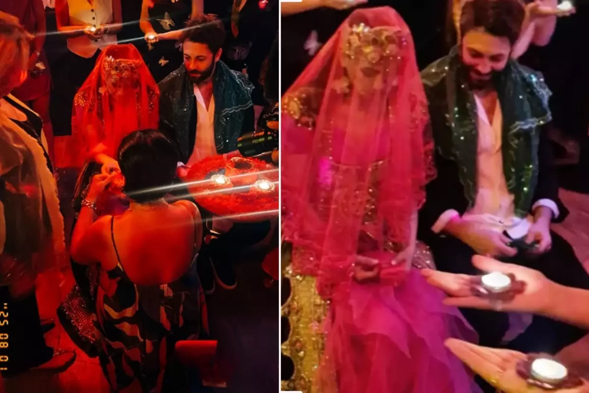 3 Agustosta nikAh var Unlu ciftin kina gecesi goruntuleri sizdi