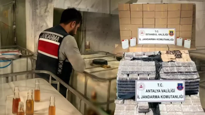 81 Ilde Kacak Alkol Operasyonu 121 Gozalti