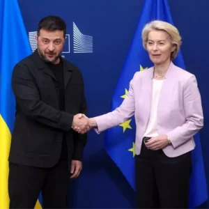 AB Komisyonu Baskani Ursula von der Leyen Ukrayna Silahli Kuvvetleri