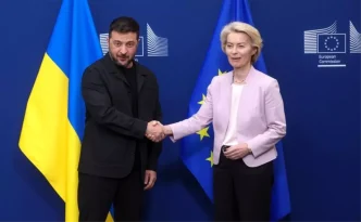 AB Komisyonu Baskani Ursula von der Leyen Ukrayna Silahli Kuvvetleri