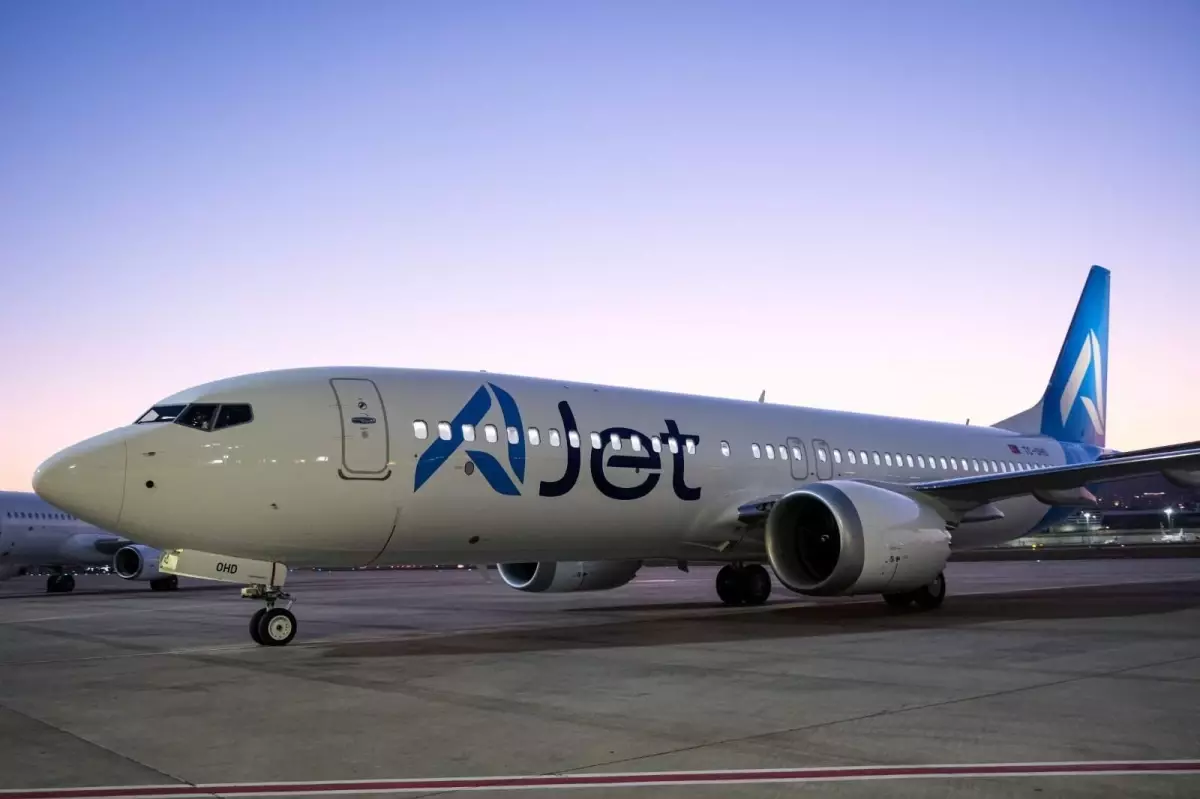 AJet Ucuncu Boeing 737 8 MAX Ucagini Filoya Katildi