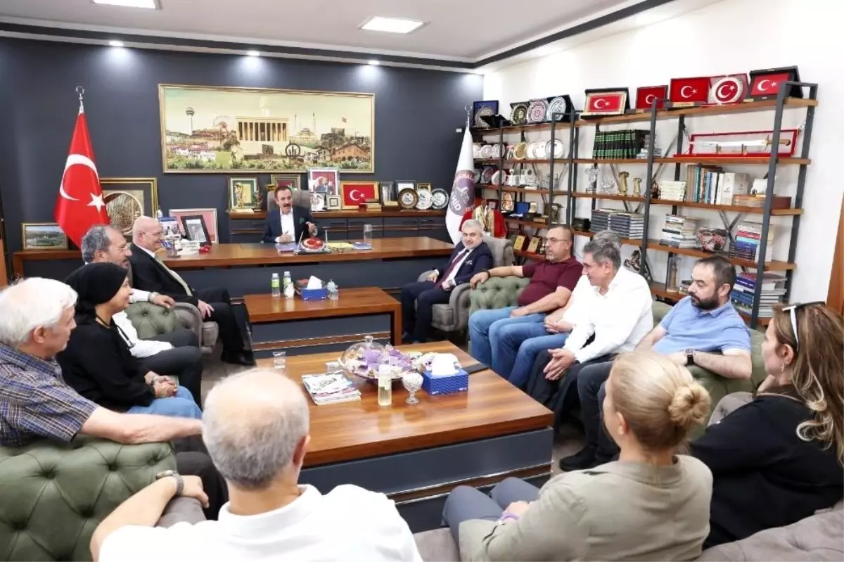 ATO Baskani Gursel Barandan AHID Baskani Hilmi Yamana Hayirli Olsun