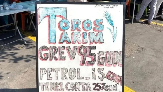 Adana ve Mersindeki Isciler 95 Gundur Grevde