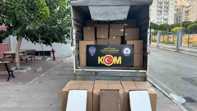 Adanada 165 Milyon Kacak Sigara Ele Gecirildi