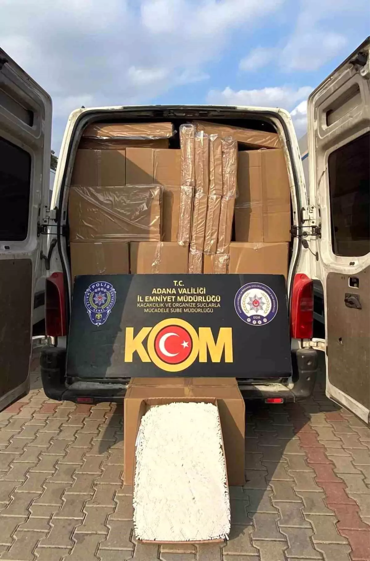 Adanada 17 Milyon TL Degerinde Kacak Sigara Ele Gecirildi