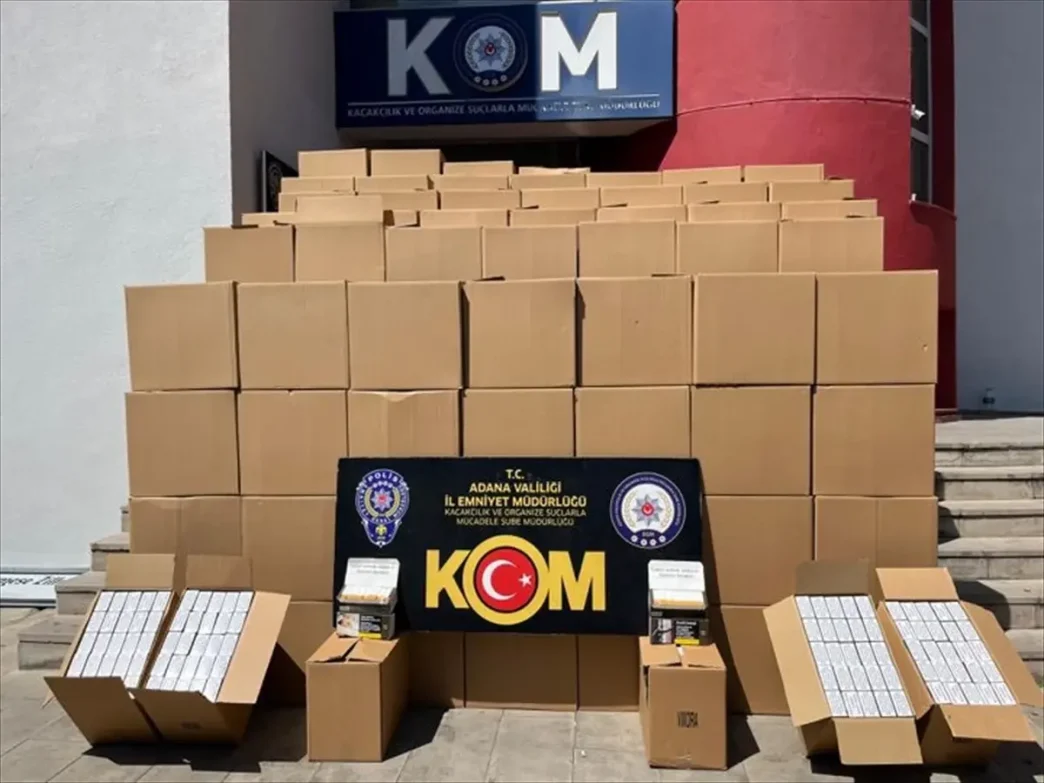 Adanada 79 Milyon Kacak Makaron Ele Gecirildi
