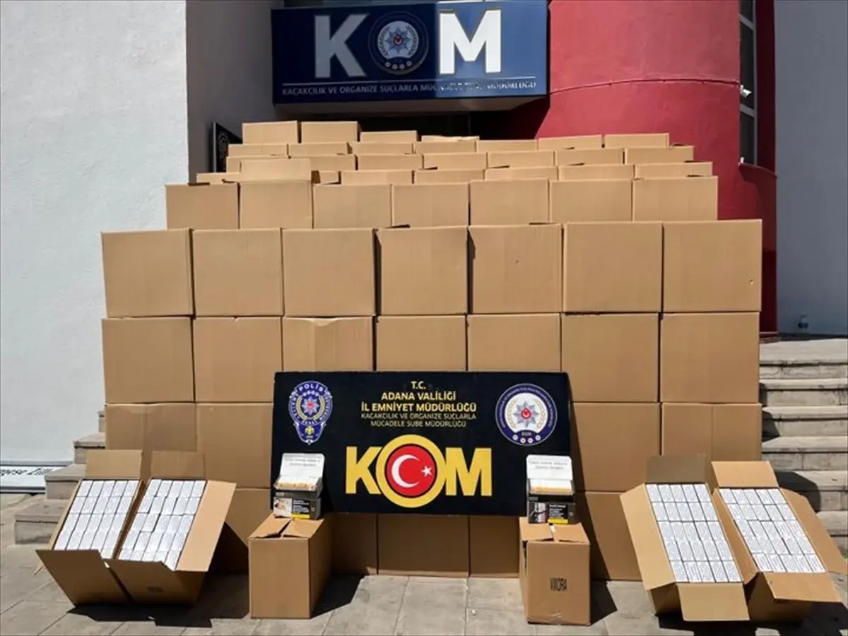 Adanada 79 Milyon Kacak Makaron Ele Gecirildi
