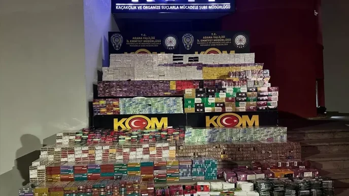 Adanada Kacak Sigara ve Tutun Operasyonu 1 Gozalti