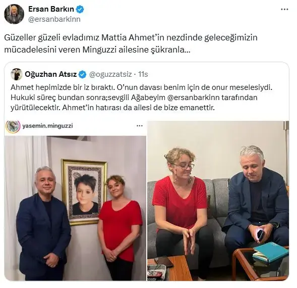 Ahmet Minguzzi davasını Sedat Peker'in avukatı üstlendi