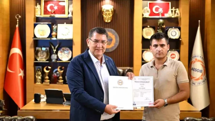 Antalyada Mesleki Yeterlilikte Tarihi Adim Ilk Sihhi Tesisatci Sertifikalari Verildi