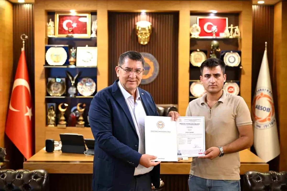 Antalyada Mesleki Yeterlilikte Tarihi Adim Ilk Sihhi Tesisatci Sertifikalari Verildi