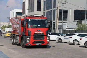 Antalyada Otel Ekipmanlari Deposunda Yangin