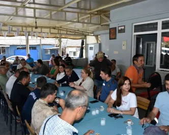Aydinda Ciftcilerle Cuma Bulusmalari Yapildi