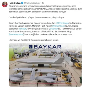BAYKARin Anadoludaki Ilk Uretim Ussu Samsuna Kurulacak