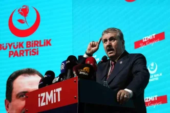 BBP lideri Destici Islam Isbirligi Teskilati yardimlarla harekete gecmeli Israil