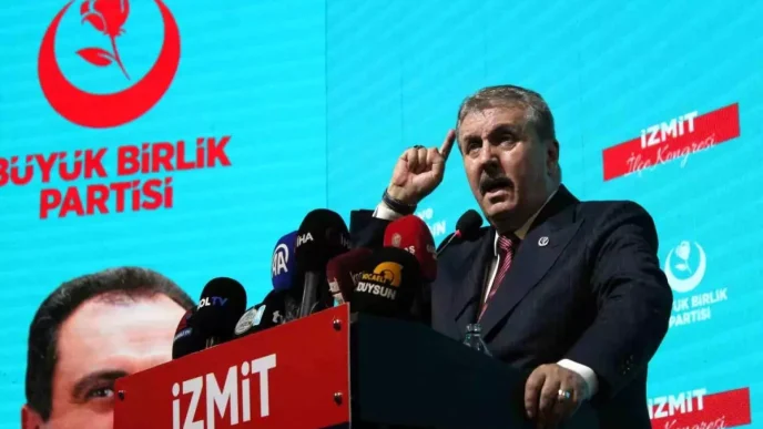 BBP lideri Destici Islam Isbirligi Teskilati yardimlarla harekete gecmeli Israil