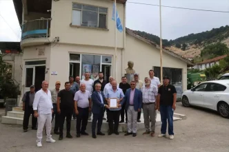 BESOB Baskani Yangin Magdurlarini Ziyaret Etti