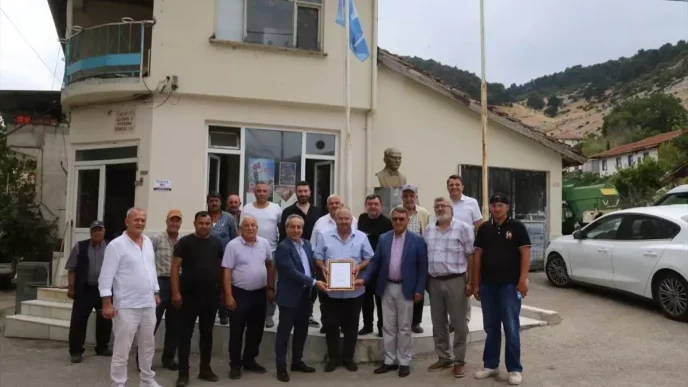 BESOB Baskani Yangin Magdurlarini Ziyaret Etti