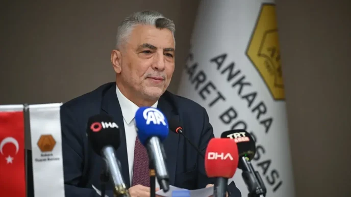 Bakan Bolat Ankara Ticaret Borsasini ziyaretinde konustu Aciklamasi