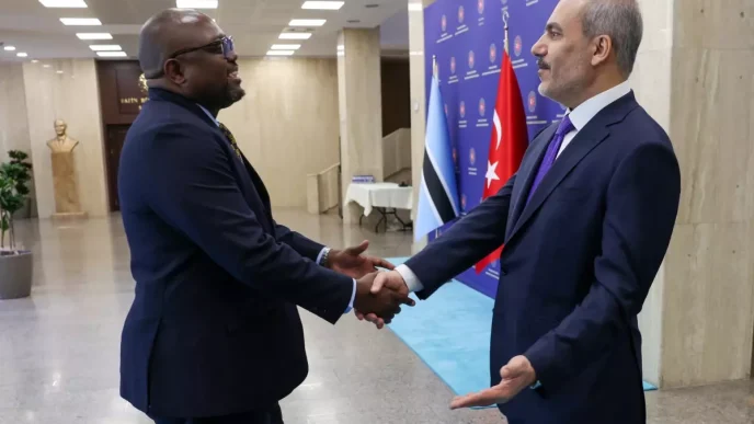 Bakan Fidandan Botsvana ile Is Birligi Vurgusu