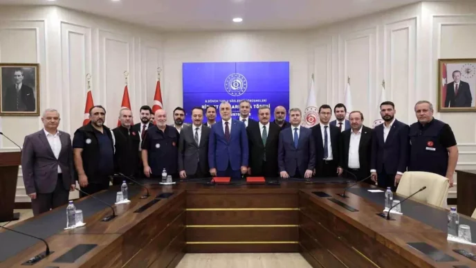 Bakan Isikhan 11 hizmet kolunun tamaminda imzalarimizi attik