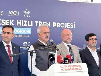 Bakan Uraloglu Yaklasik 115 milyon insanimiz hizli tren konforuna kavusacak