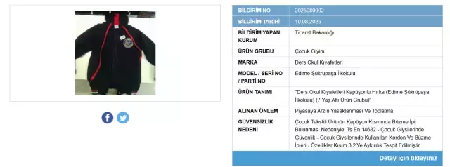 Bakanlık satışını yasakladı, 3 ürün piyasadan toplatılıyor: Ünlü marka da listede