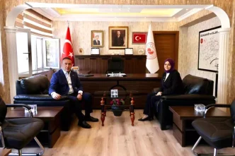 Bilecik Valisi Sozer Golpazari Kaymakami Kilici Ziyaret Etti