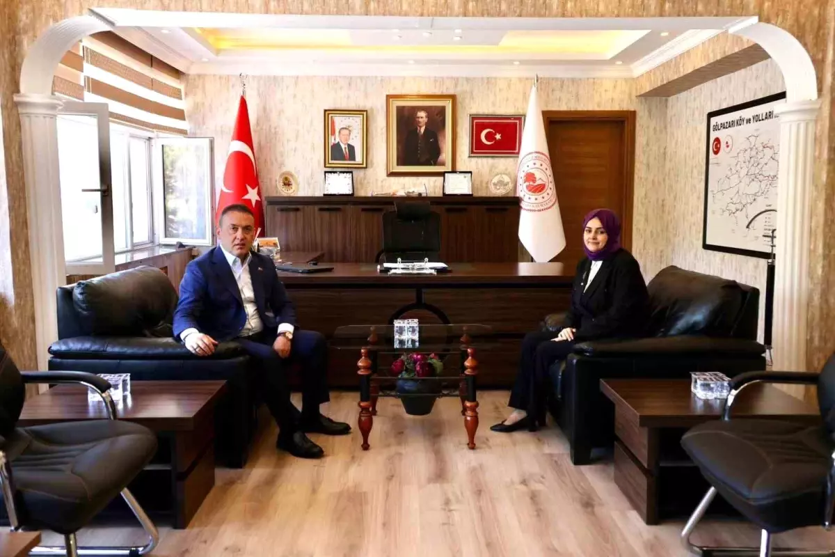 Bilecik Valisi Sozer Golpazari Kaymakami Kilici Ziyaret Etti