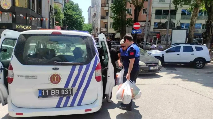 Bilecikte Dilenerek Para Toplayan Kadina Ceza