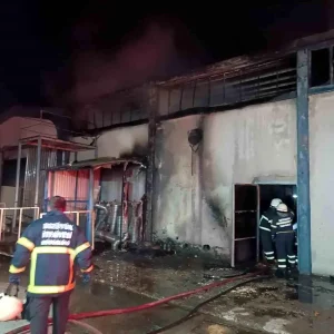 Bilecikte IDAS Fabrikasinda Yangin Cikti
