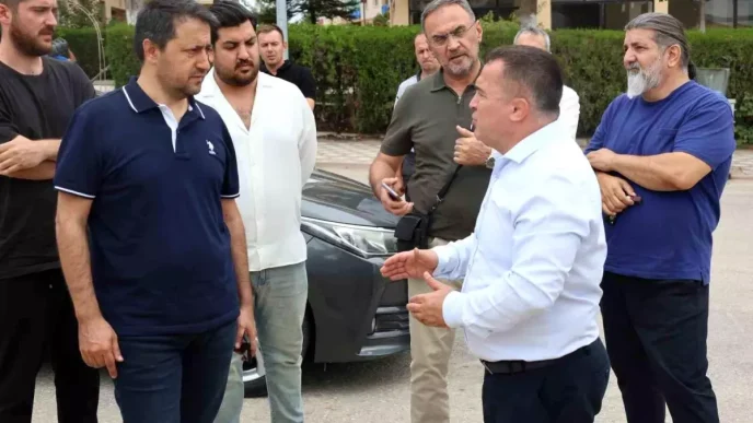 Bilecikteki Yeni Stadyum Insaati Ilerliyor