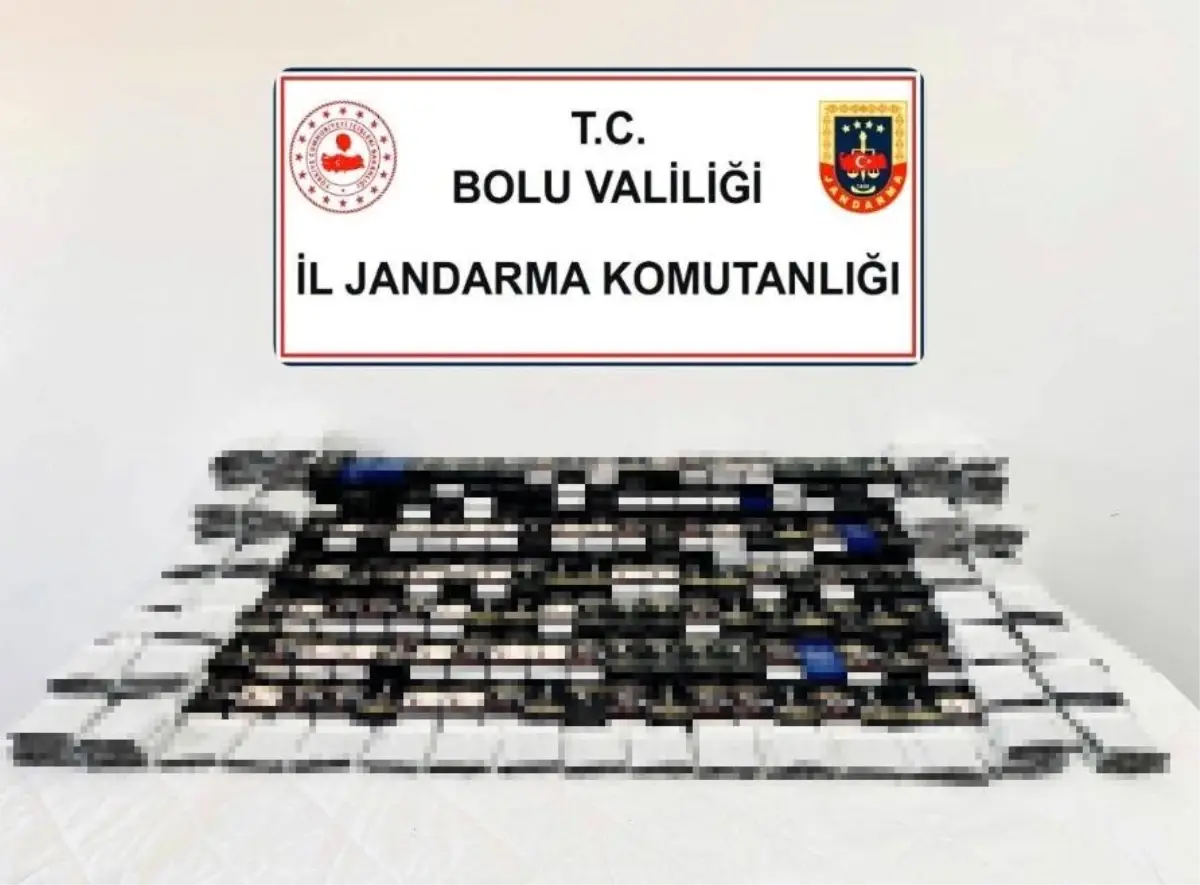 Boluda Sigara Kacakciligina Yonelik Operasyon Cok Sayida Kacak Malzeme Ele