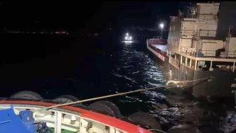 Canakkale Bogazinda IRONHIDE Gemisi Makine Arizasi Yuzunden Demirledi