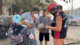 Canakkalede Orman Yangini Sacakli Koyu Buyuk Hasar Gordu