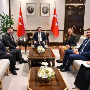 Cevdet Yilmaz Kaspikz CEOsu Mikheil Lomtadzeyi Kabul Etti