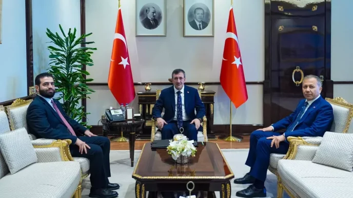 Cevdet Yilmaz Suriye Icisleri Bakani ile Gorustu
