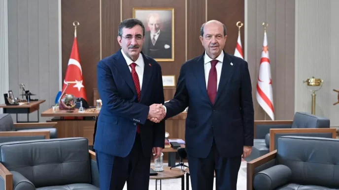Cevdet Yilmaz ve Ersin Tatardan Turkiye KKTC Iliskileri Uzerine Gorusme