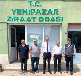 Ciftcilerle Is Birligi Icin Yenipazar Ziraat Odasina Ziyaret